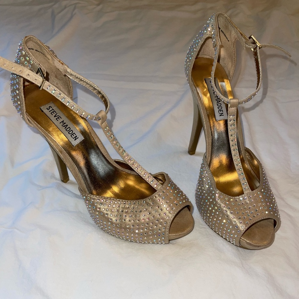 Rhinestone Steve Madden Heels